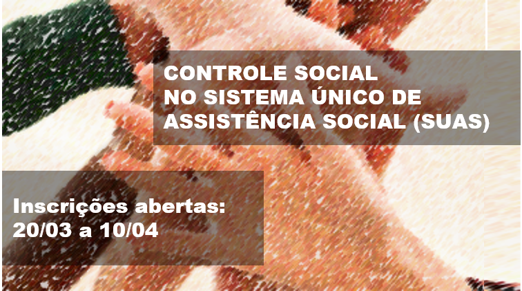 Sedese abre inscrições para curso sobre Controle Social no SUAS