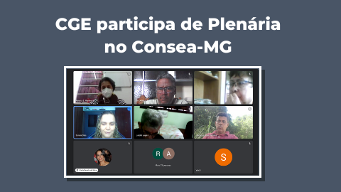 CGE participa de Plenária no Consea-MG